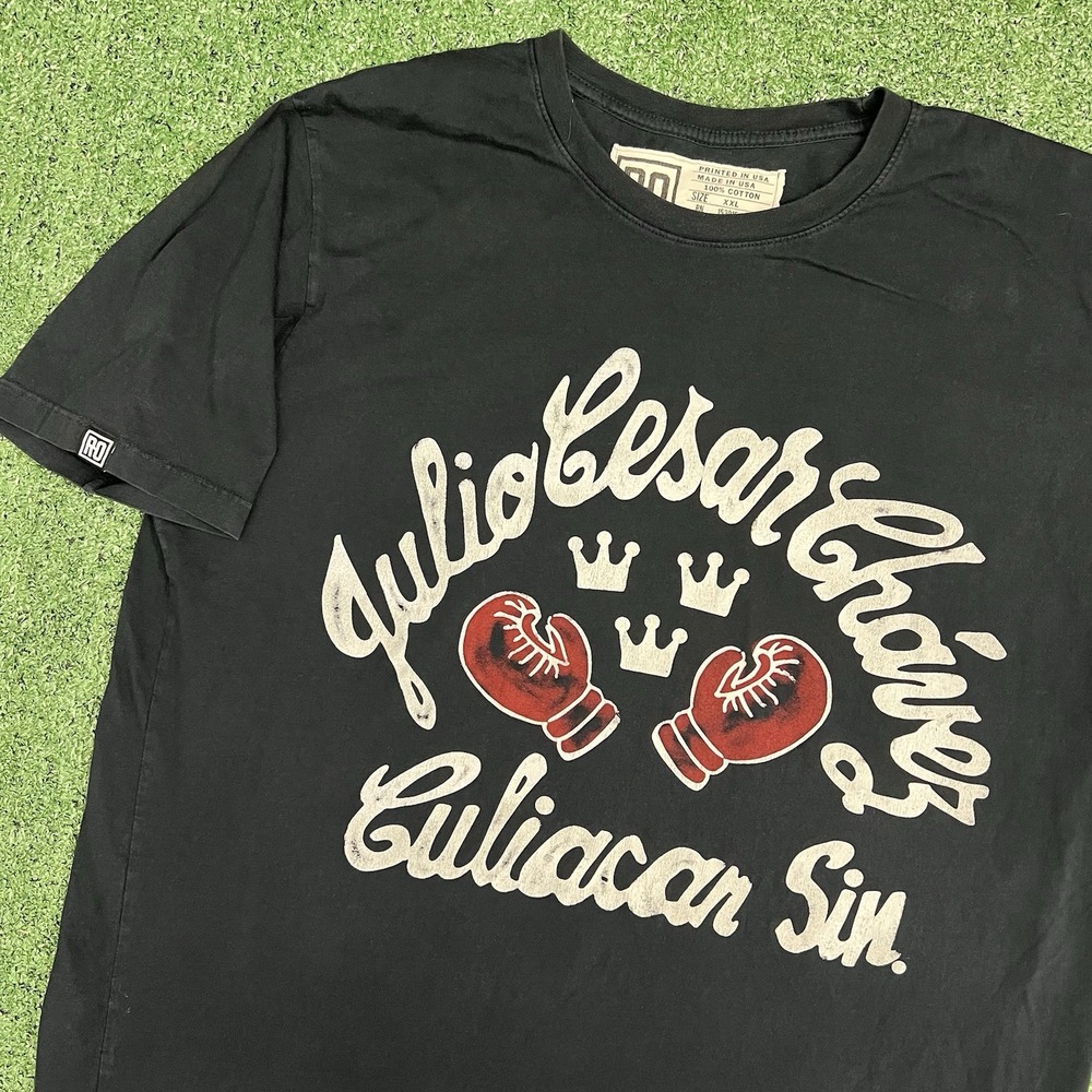 RETIRED Roots Of Fight Julio Caesar Chavez Size XXL Shirt RARE Streetwear Boxing